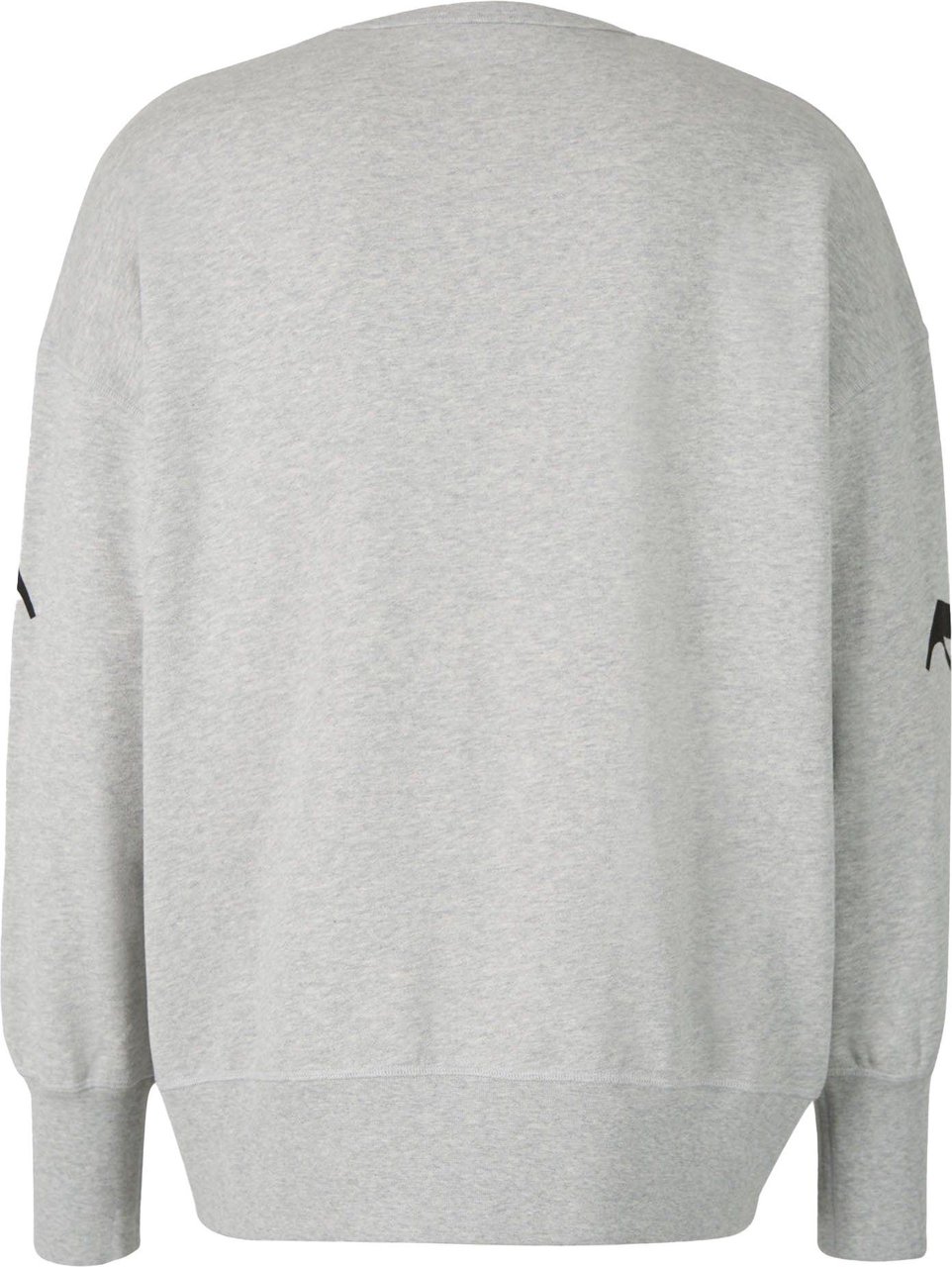 Alexander McQueen Logo Cotton Sweatshirt Grijs