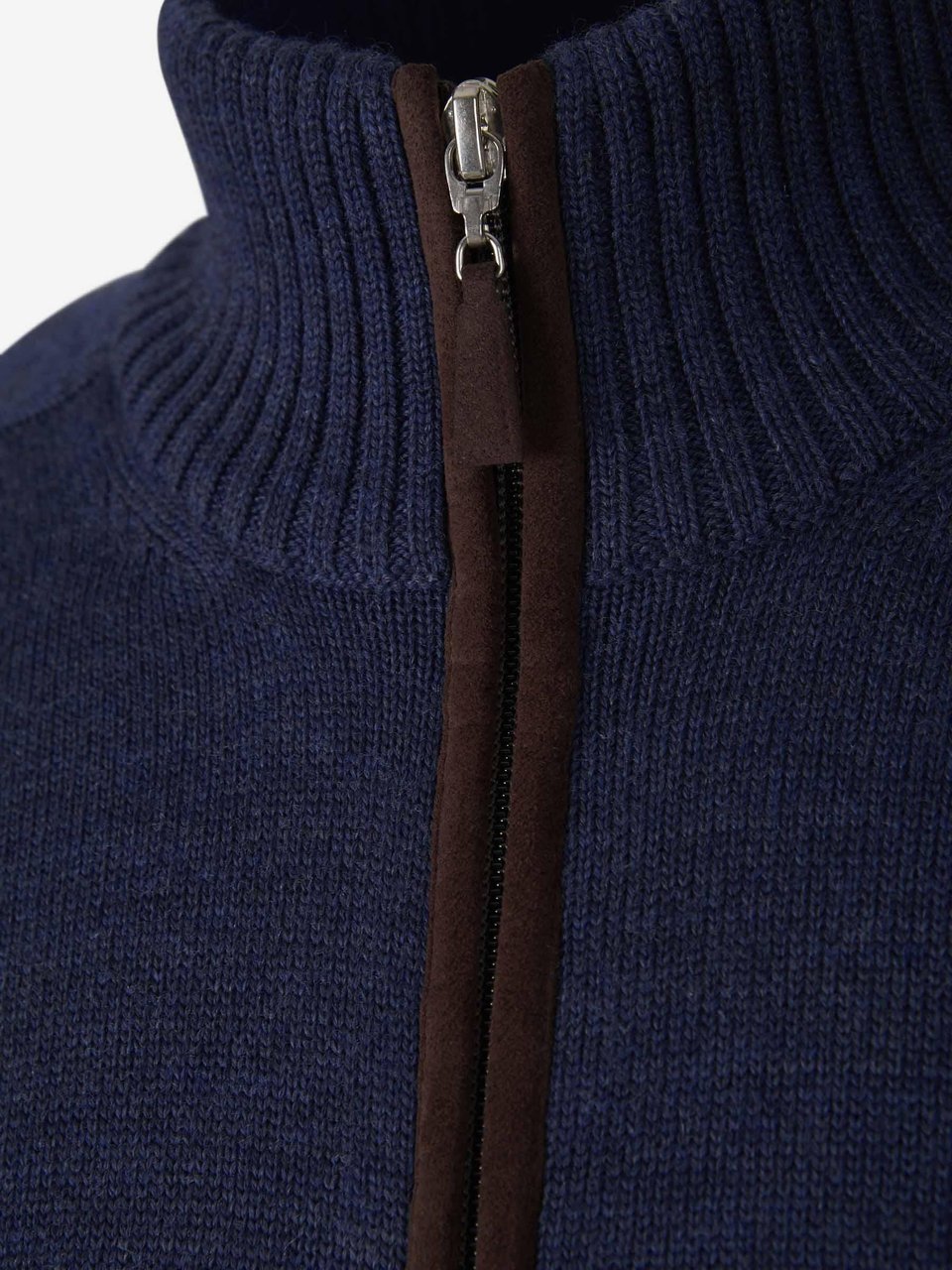 Gran Sasso Wool Knitted Cardigan Blauw