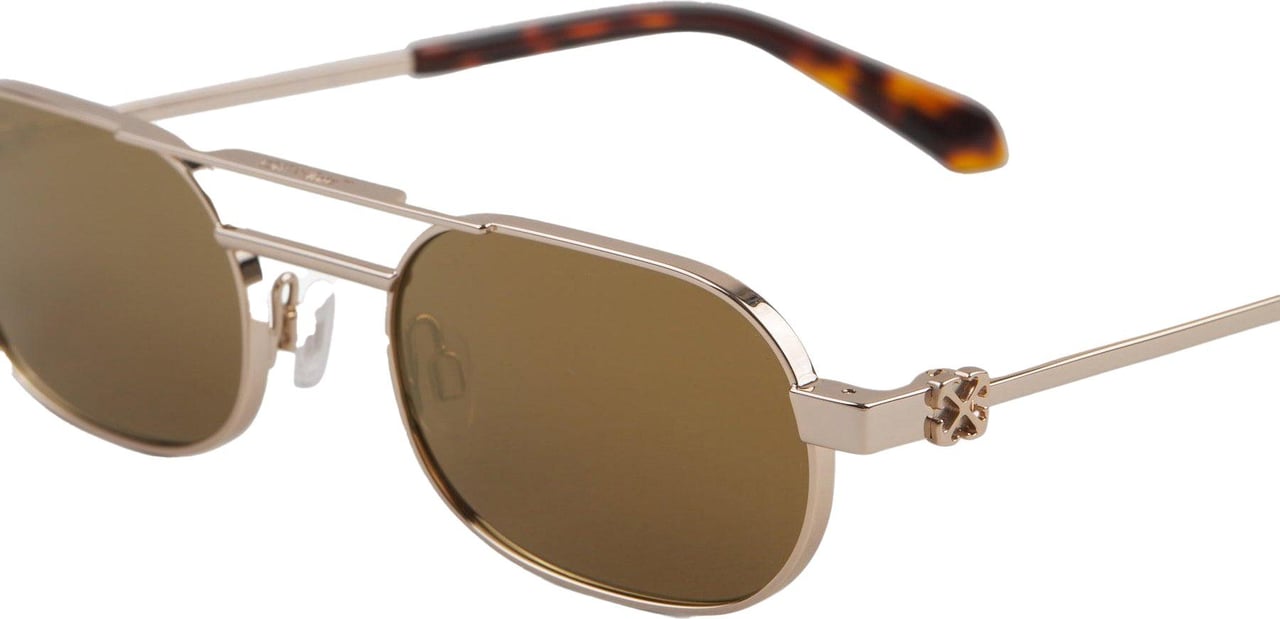 OFF-WHITE Vaiden Oval Sunglasses Goud