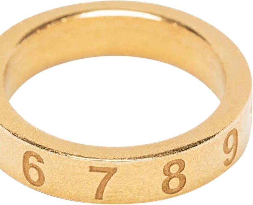 Maison Margiela Numbers Ring Thick Gold Divers