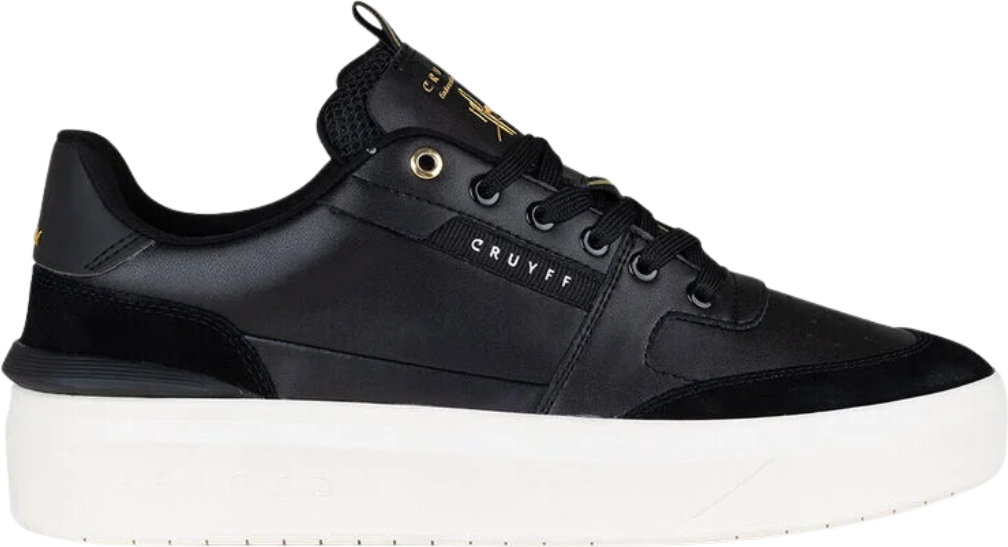 Cruyff Endorsed Tennis - Soft Leather/Suede Zwart