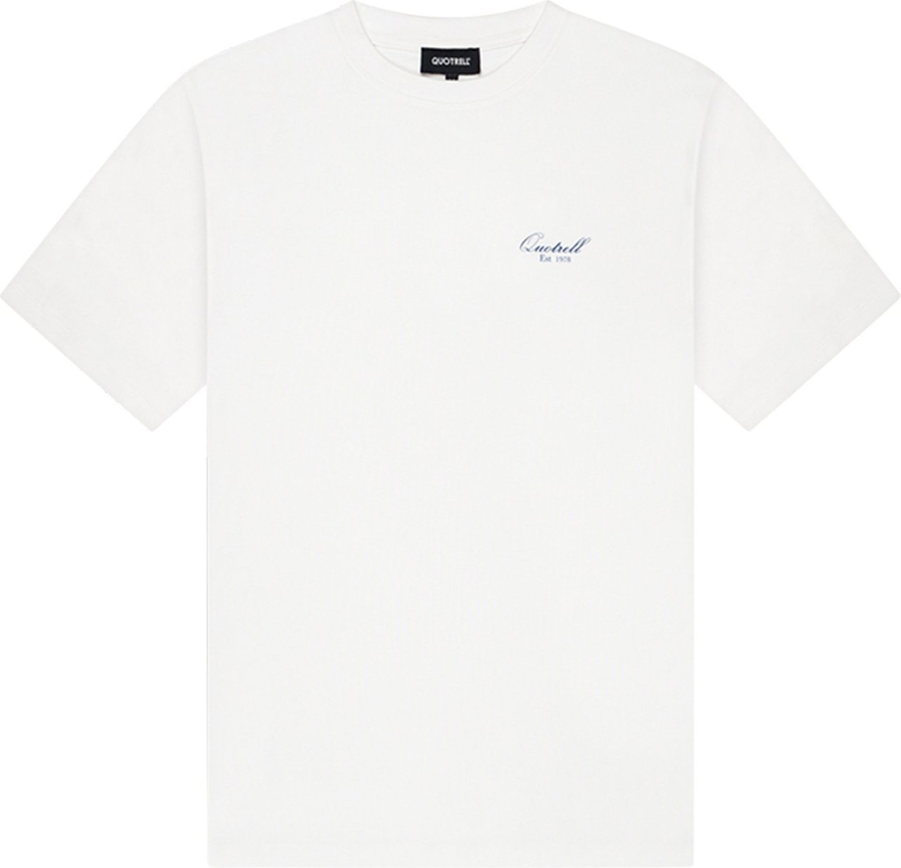 Quotrell Royal T-shirt | White/blue Wit