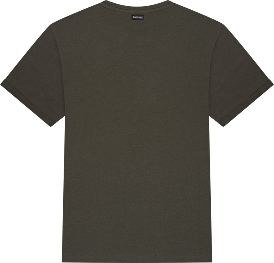 Quotrell Basic Garments T-shirt | Army/white Blauw