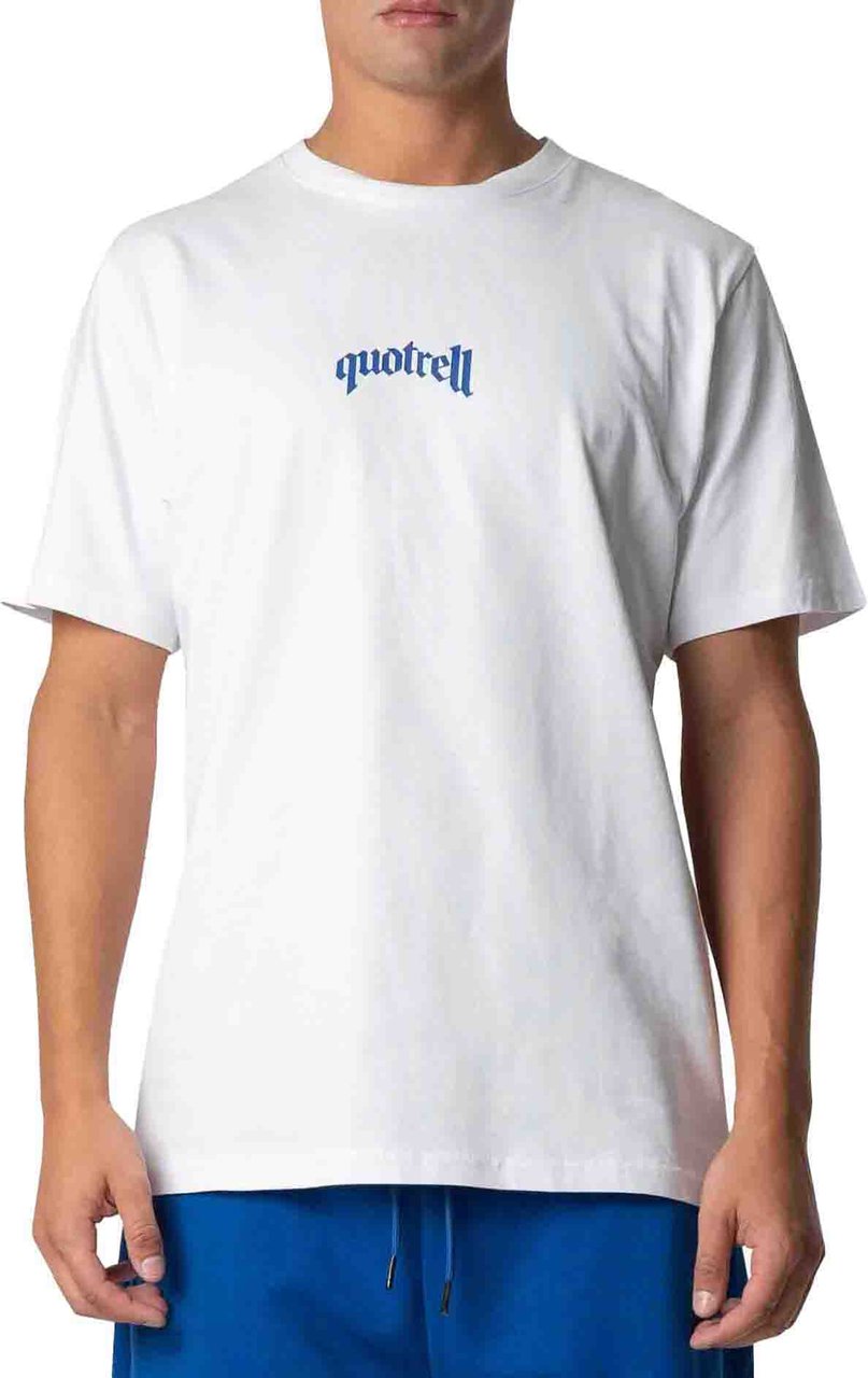 Quotrell Global Unity T-shirt | White/cobalt Groen