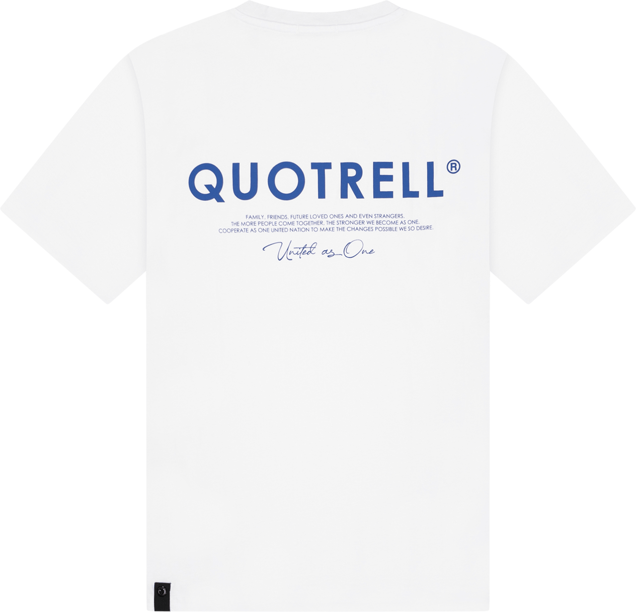Quotrell Jaipur T-shirt | White/cobalt Groen
