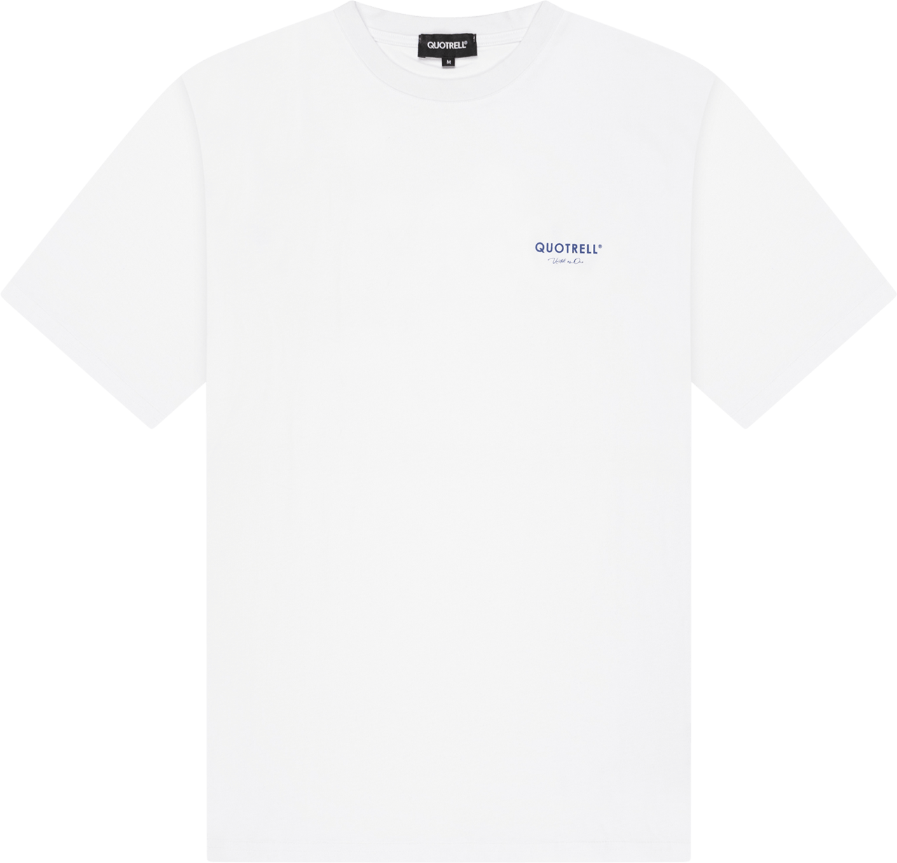 Quotrell Jaipur T-shirt | White/cobalt Groen