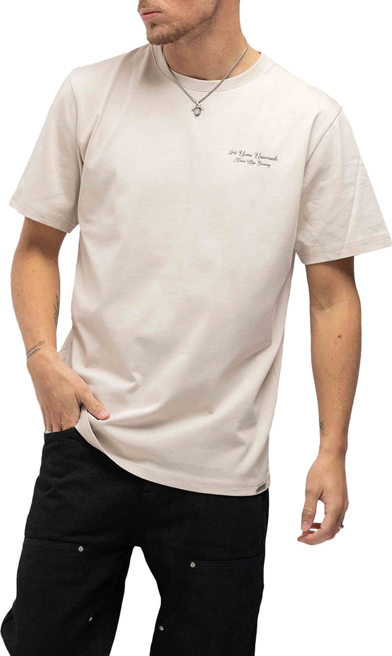 24 Uomo Universale 2.0 T-shirt Beige Beige