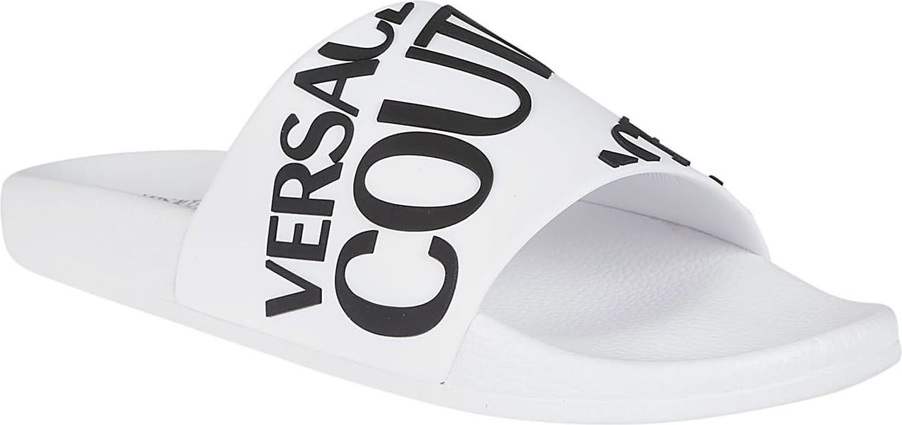 Versace Jeans Couture Gummy Sq1 Sliders White Wit