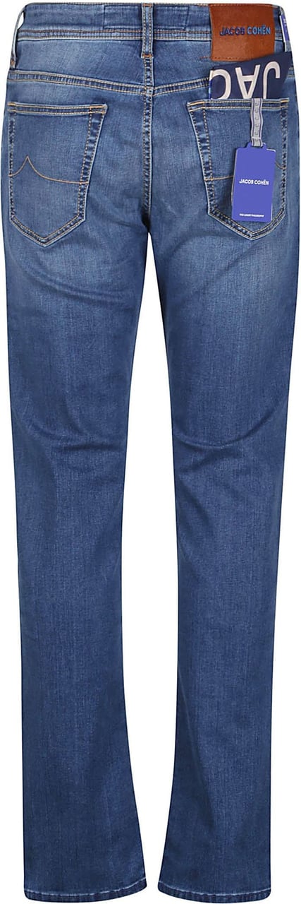 Jacob Cohen 5 Pocket Jeans Slim Fit Bard Fast Blue Blauw