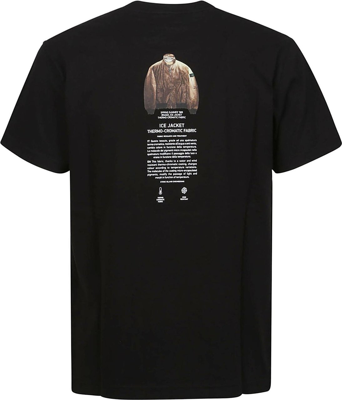 Stone Island T-shirt Black Zwart
