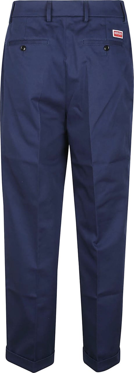 Kenzo Classic Chino Pant Blue Blauw