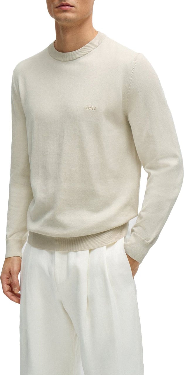 Hugo Boss Boss Sweaters White Wit
