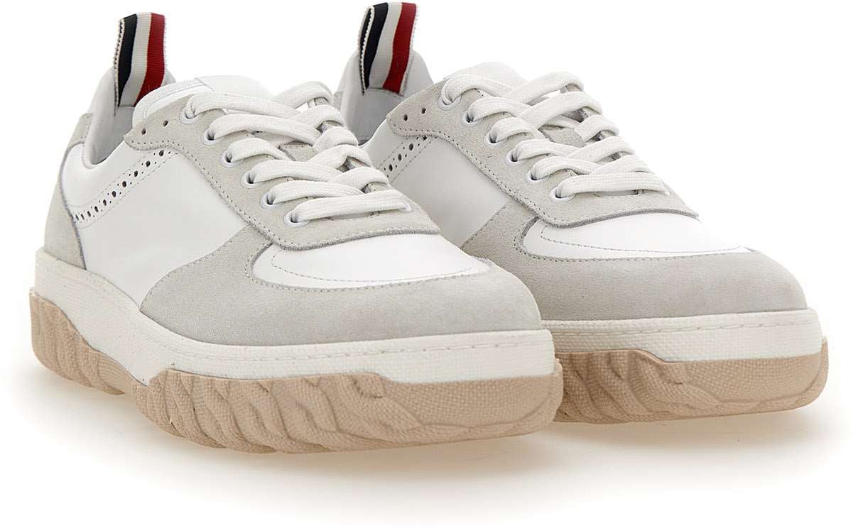 Thom Browne Thom Browne Two-tone leather Letterman sneakers Divers