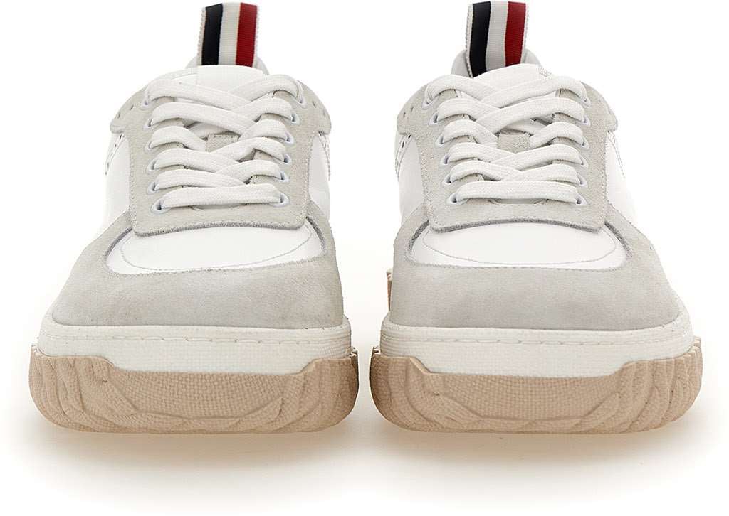 Thom Browne Thom Browne Two-tone leather Letterman sneakers Divers