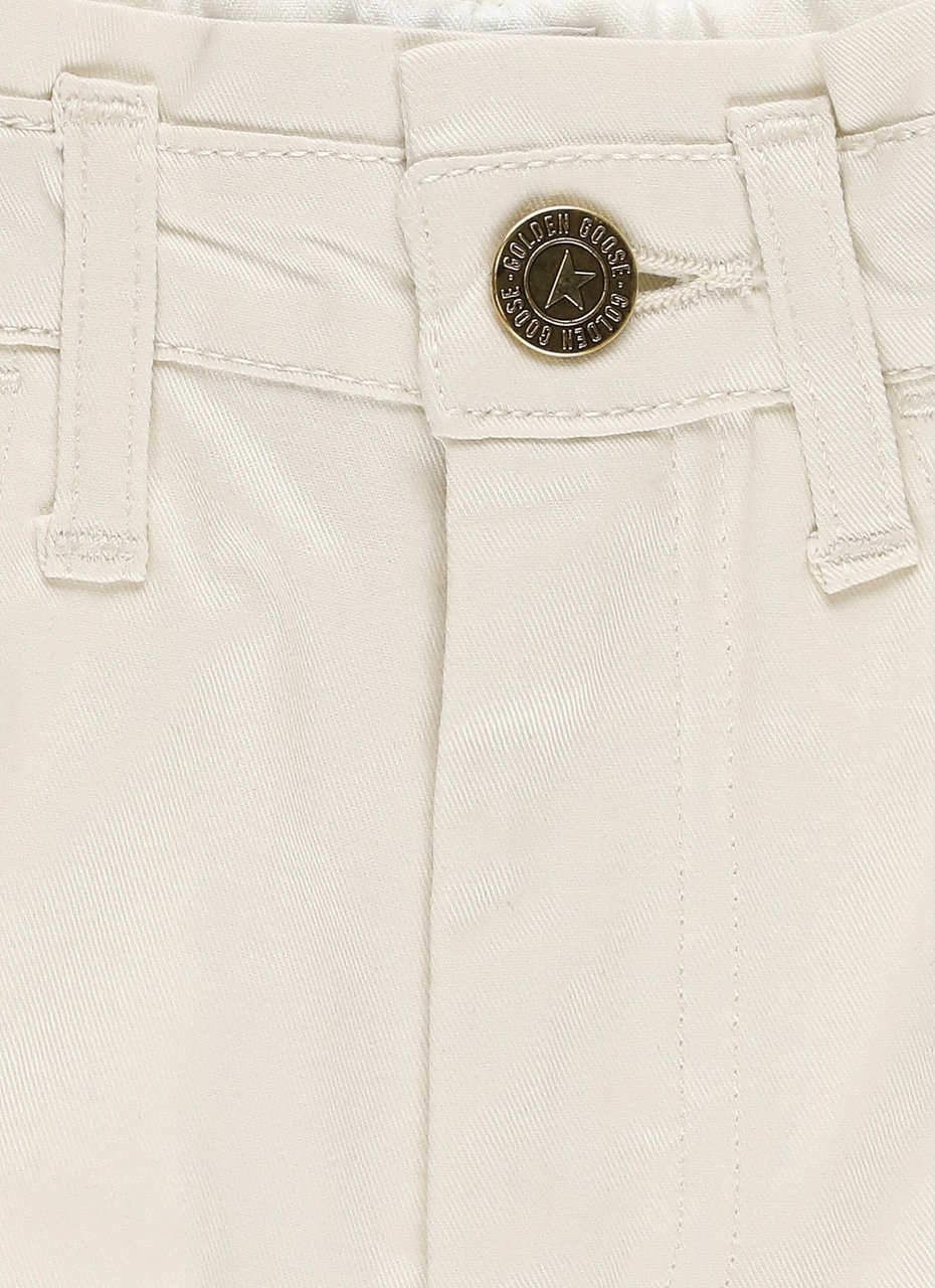 Golden Goose Jeans Ivory Wit
