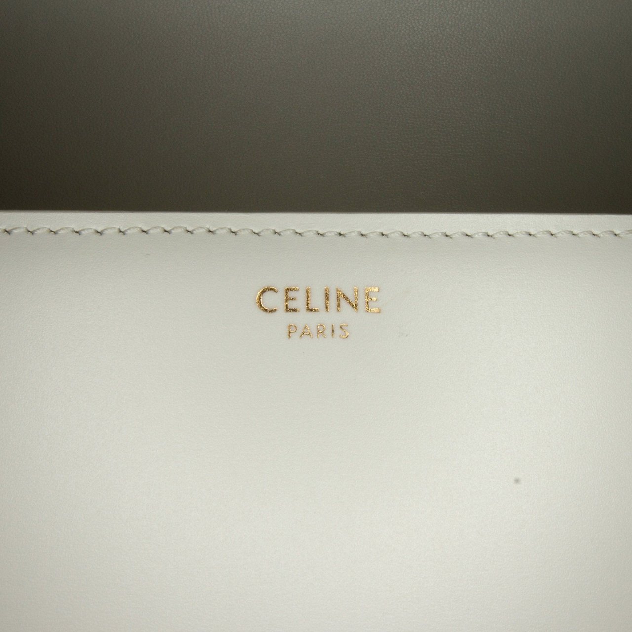 Celine Medium Triomphe Crossbody Bag Wit