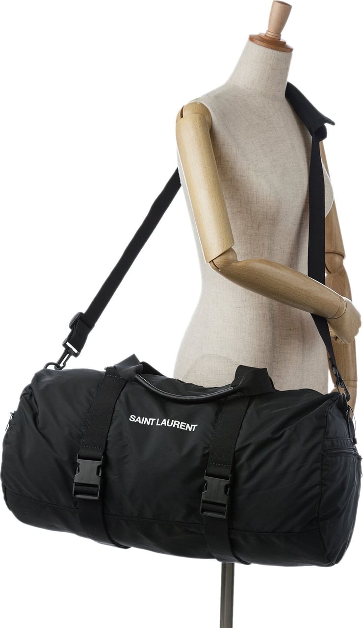 Saint Laurent Nylon Nuxx Duffle Bag Zwart