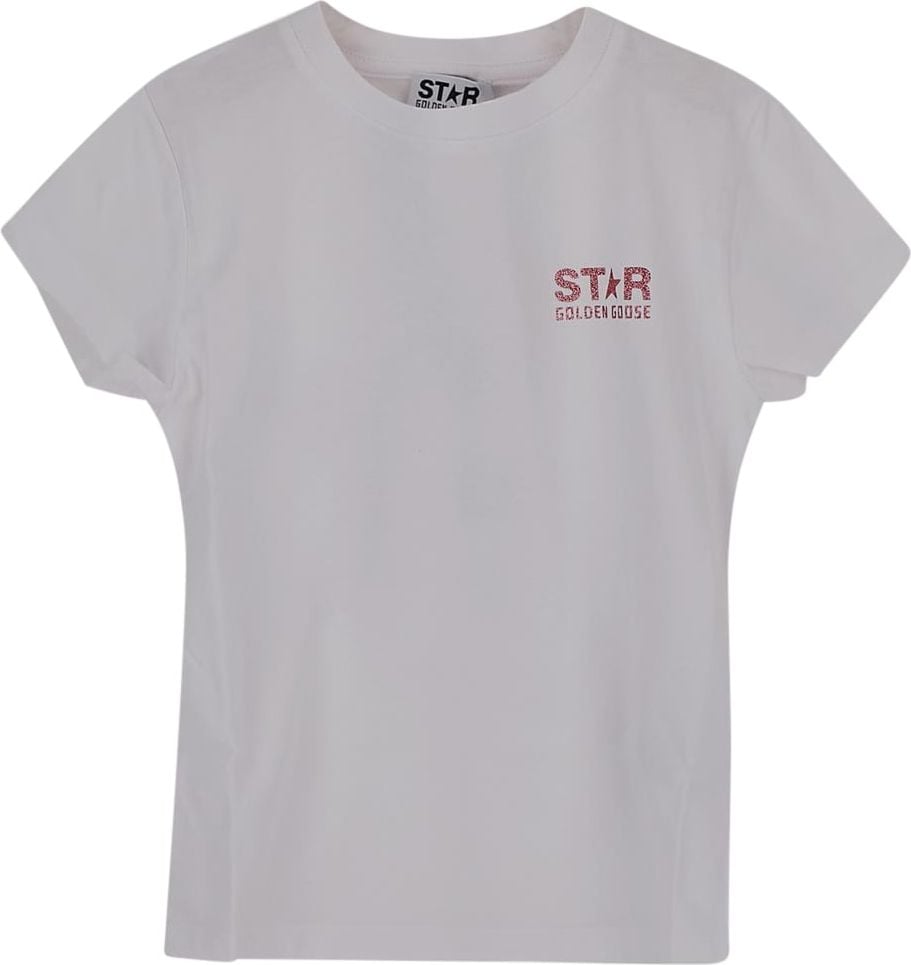 Golden Goose star t-shirt white Wit
