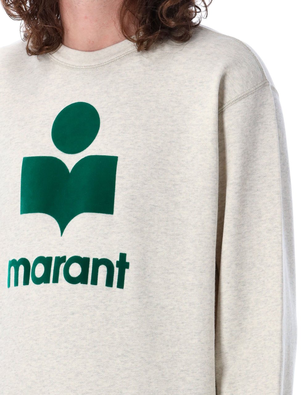 Isabel Marant Mikoy logo sweatshirt Neutraal