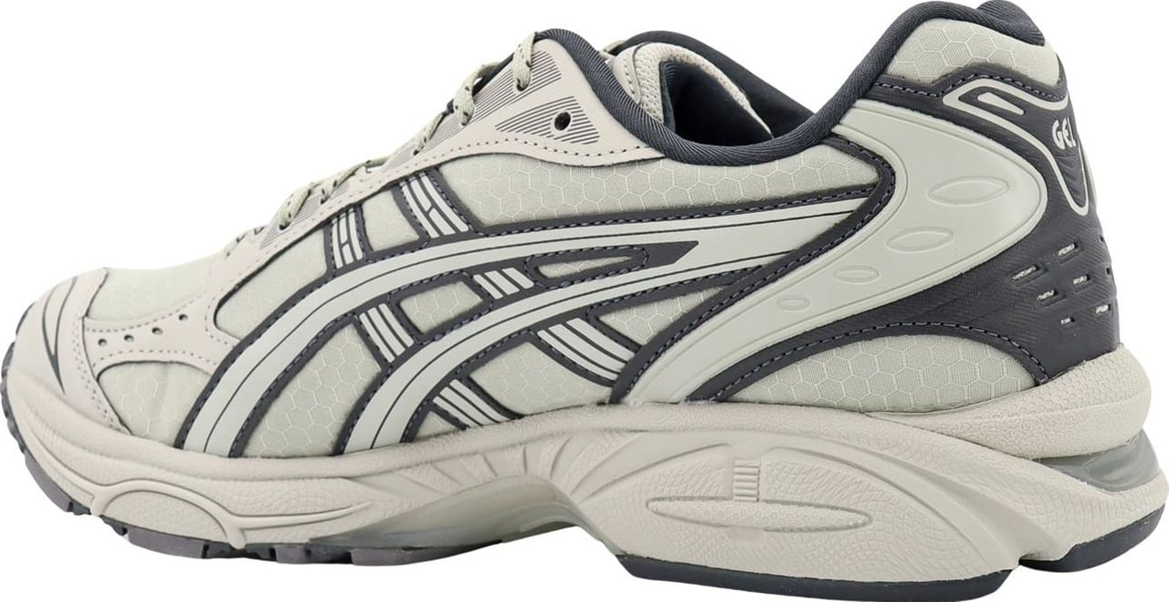 Asics Nylon and leather sneakers Grijs