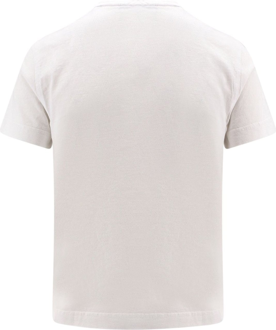 Burberry Cotton t-shirt with frontal logo Wit