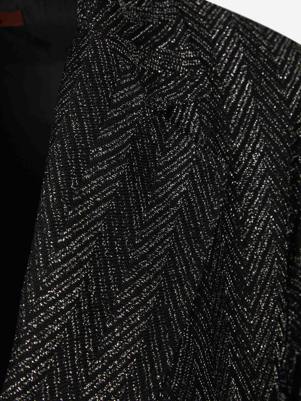 Missoni Zigzag Knitted Coat Zwart