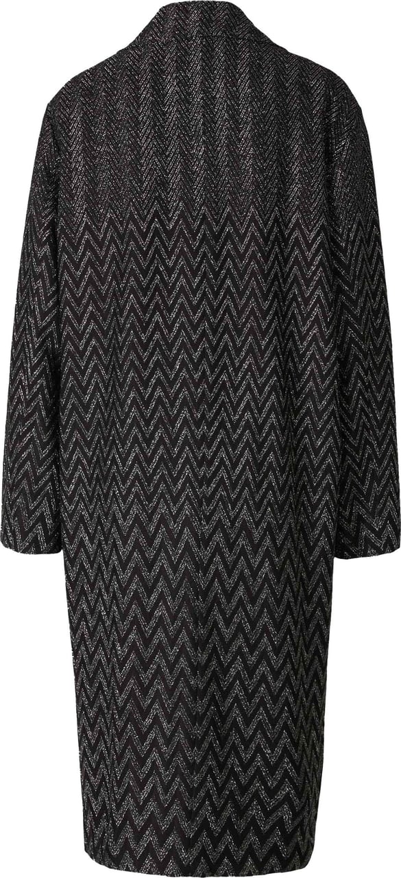 Missoni Zigzag Knitted Coat Zwart