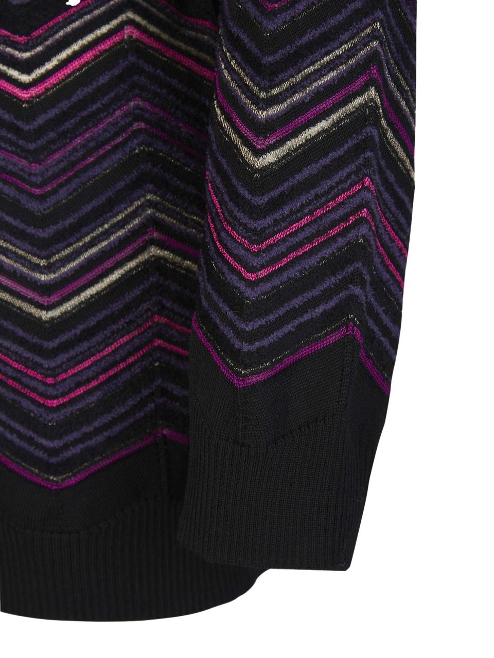 Missoni Belted Knitted Cardigan Paars