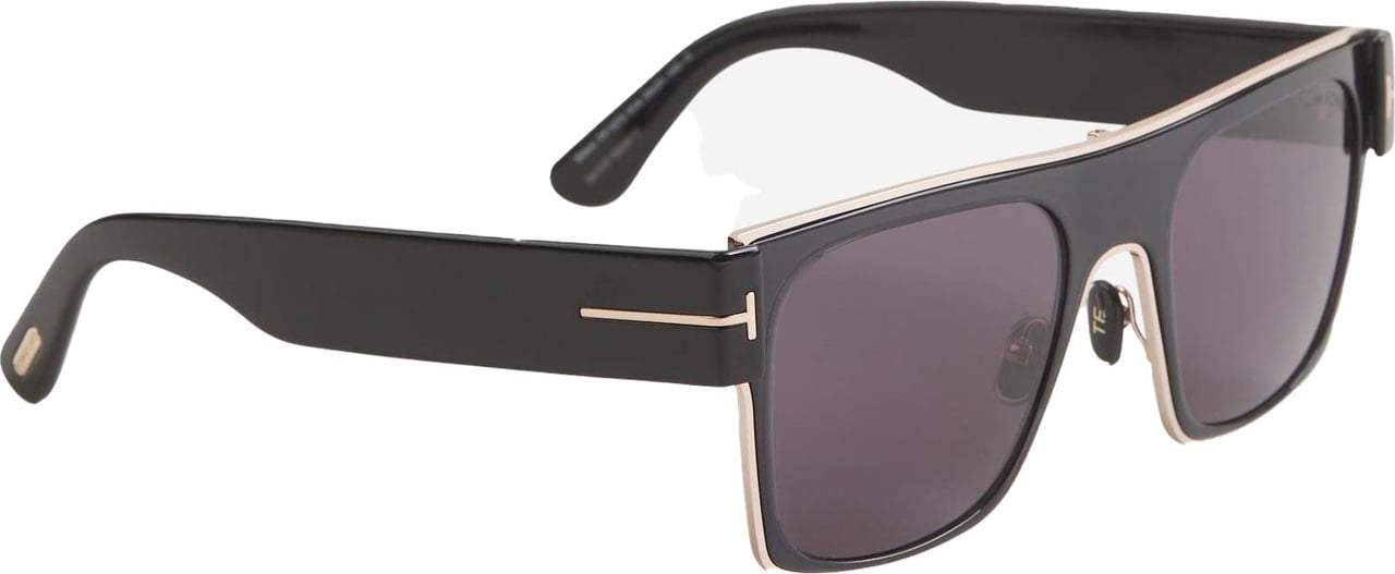 Tom Ford Edwin Rectangular Sunglasses Zwart