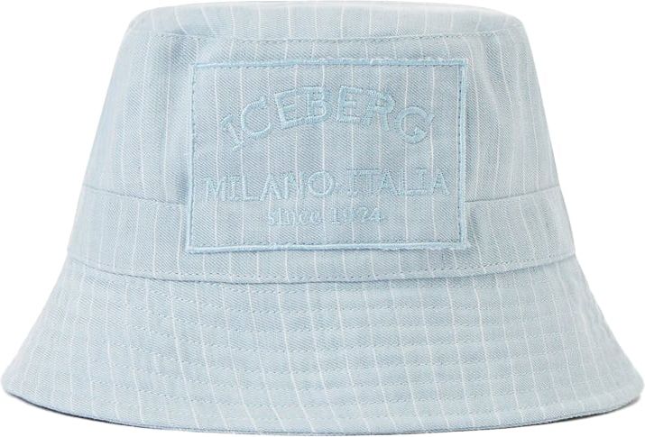 Iceberg Bucket hat with logo Blauw