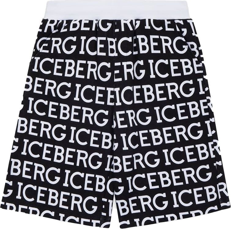 Iceberg Kids - Shorts with logo Zwart