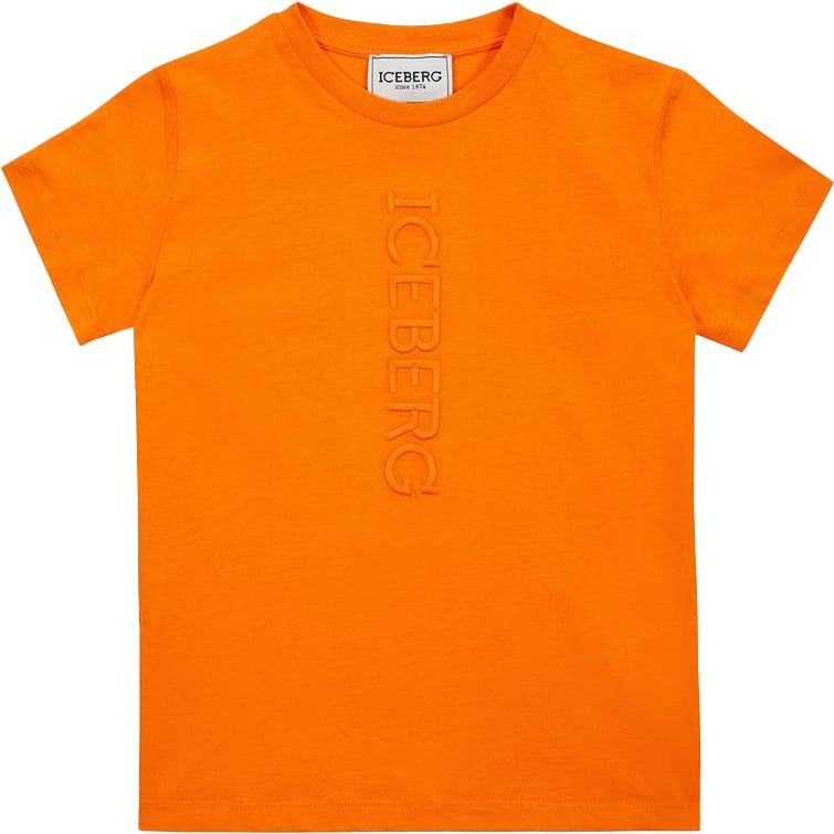 Iceberg Kids - T-shirt with logo Oranje
