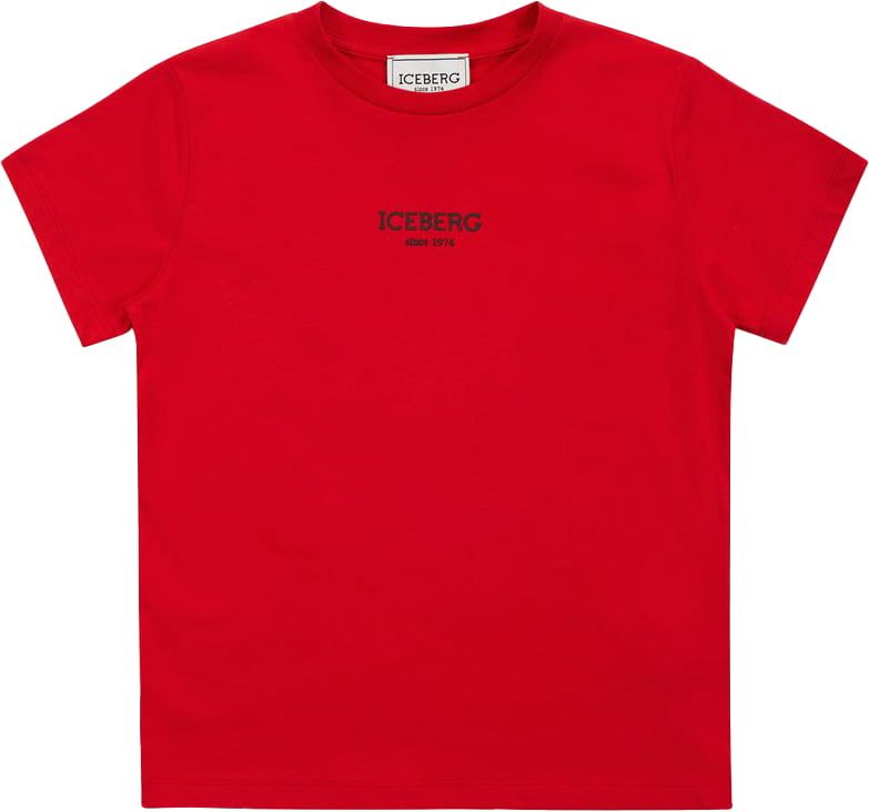 Iceberg Kids - T-shirt with logo Rood