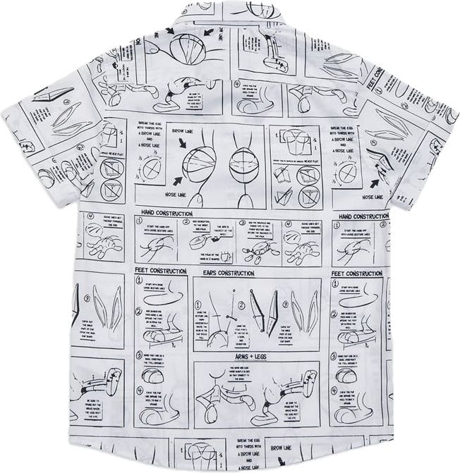 Iceberg Kids - Shirt with cartoon graphics and logo Wit