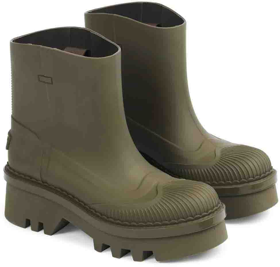 Chloé Raina Grape Leaf Rain Boots Groen