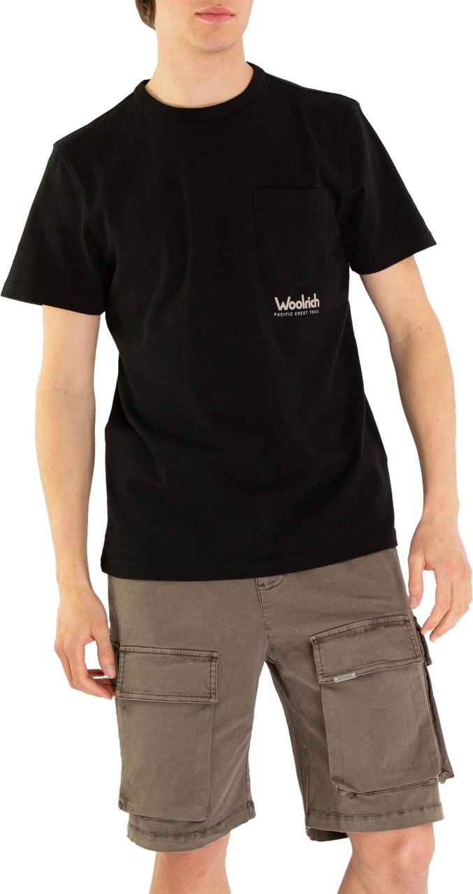 Woolrich Heren Trail T-Shirt Zwart Zwart