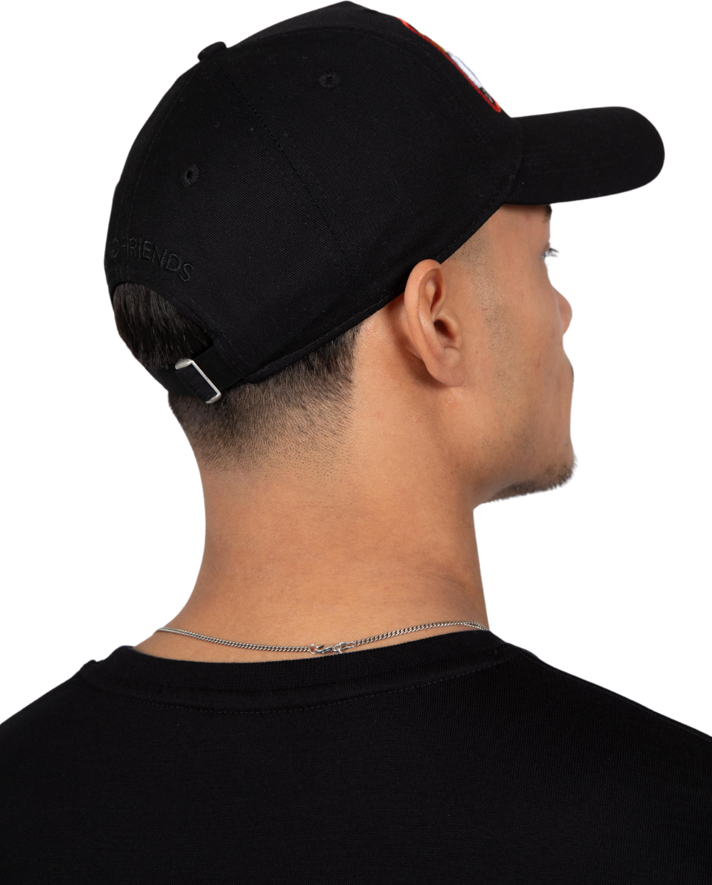 Wrong Friends BARCELONA CAP - BLACK/WHITE Zwart