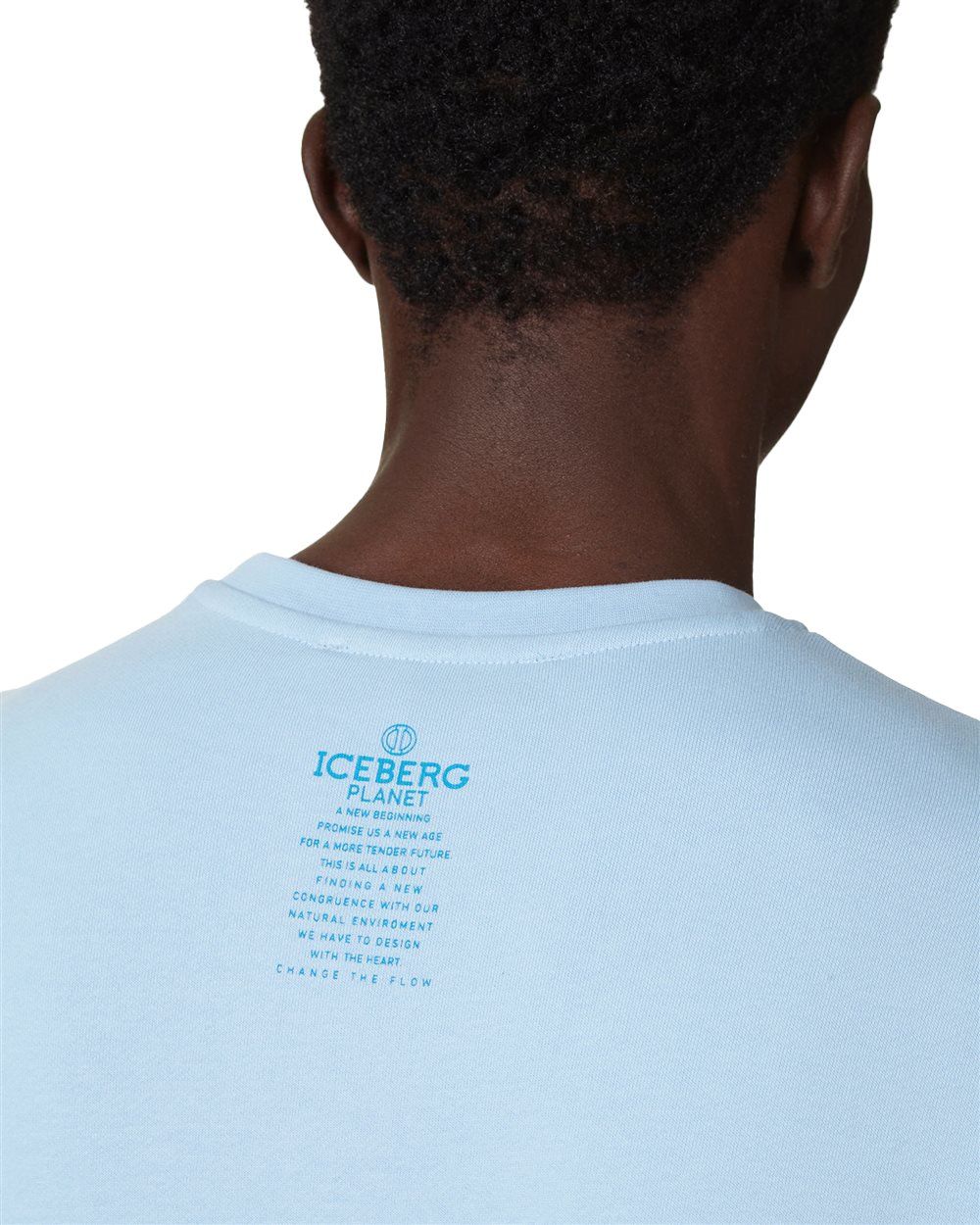 Iceberg Sweatshirt with logo Blauw