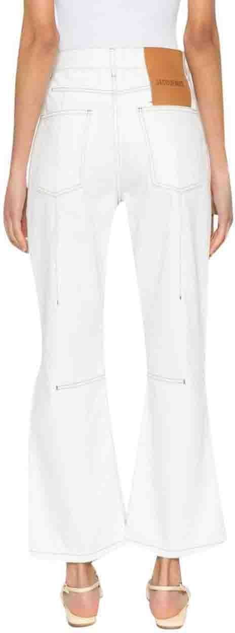 Jacquemus Trousers White Wit