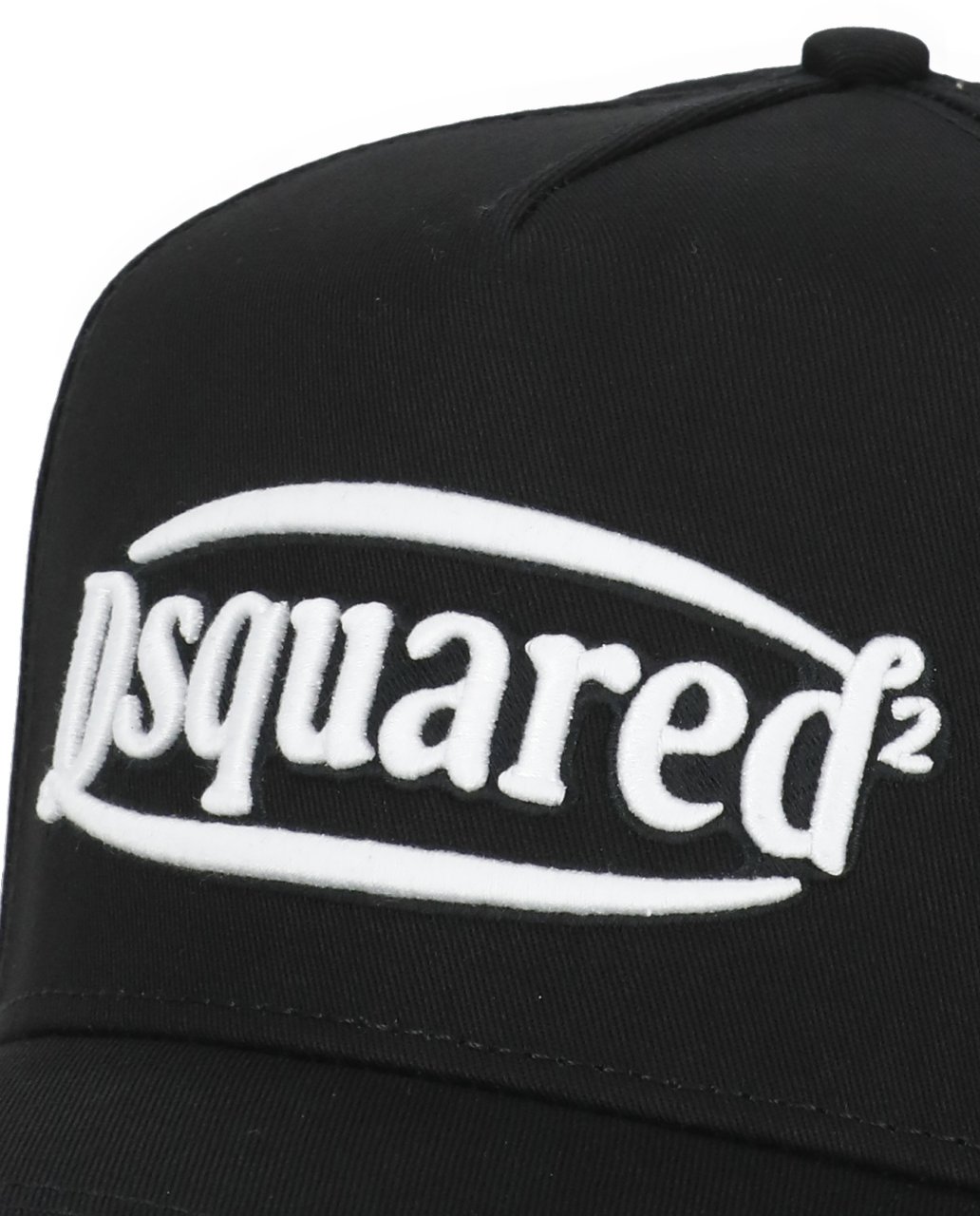 Dsquared2 Black Logo Baseball Cap Black Zwart