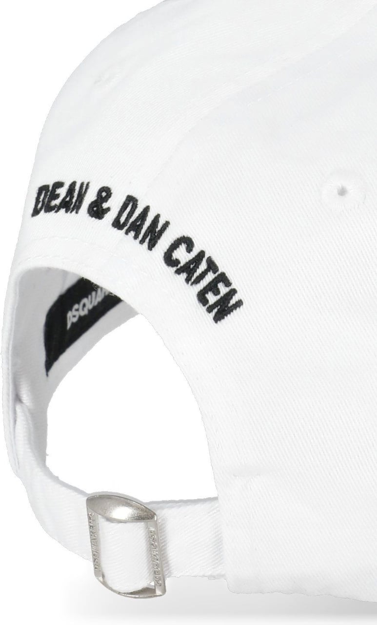 Dsquared2 D2 Logo White Baseball Cap White Wit