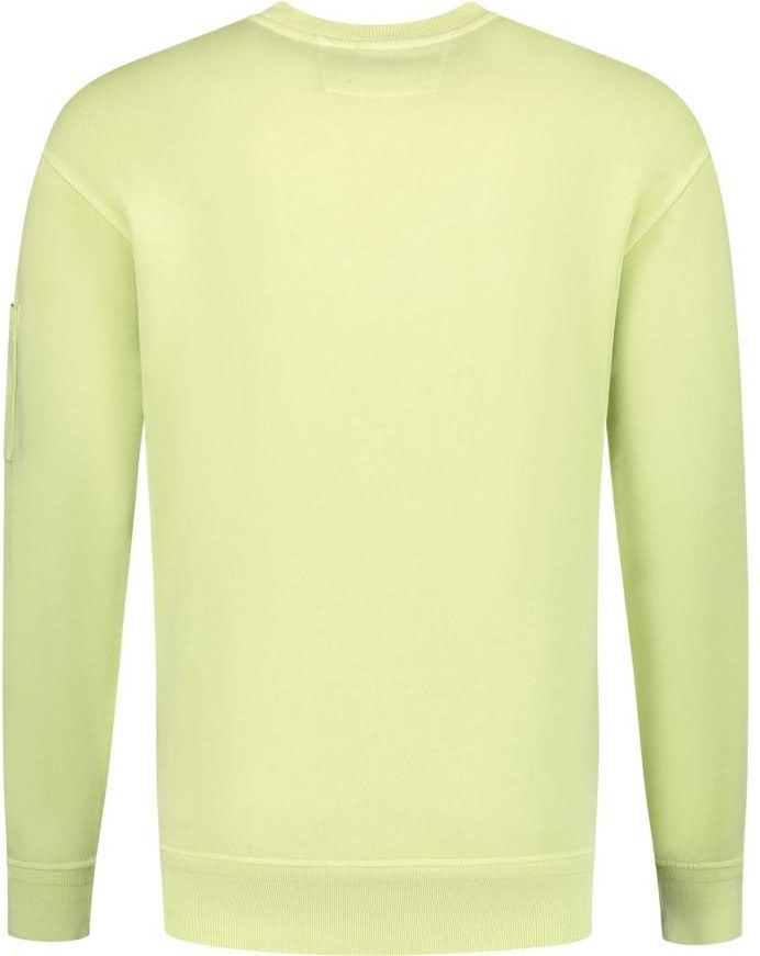 CP Company C.p. Company Diagonal Fleece White Pear Sweatshirt Green Groen