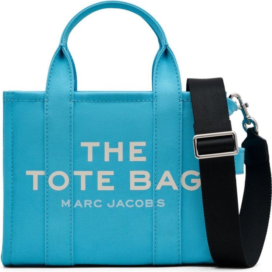 Marc Jacobs The Canvas Small Tote Aqua Handbag Blue Blauw