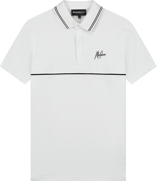 Malelions Malelions Sport Counter Polo Wit