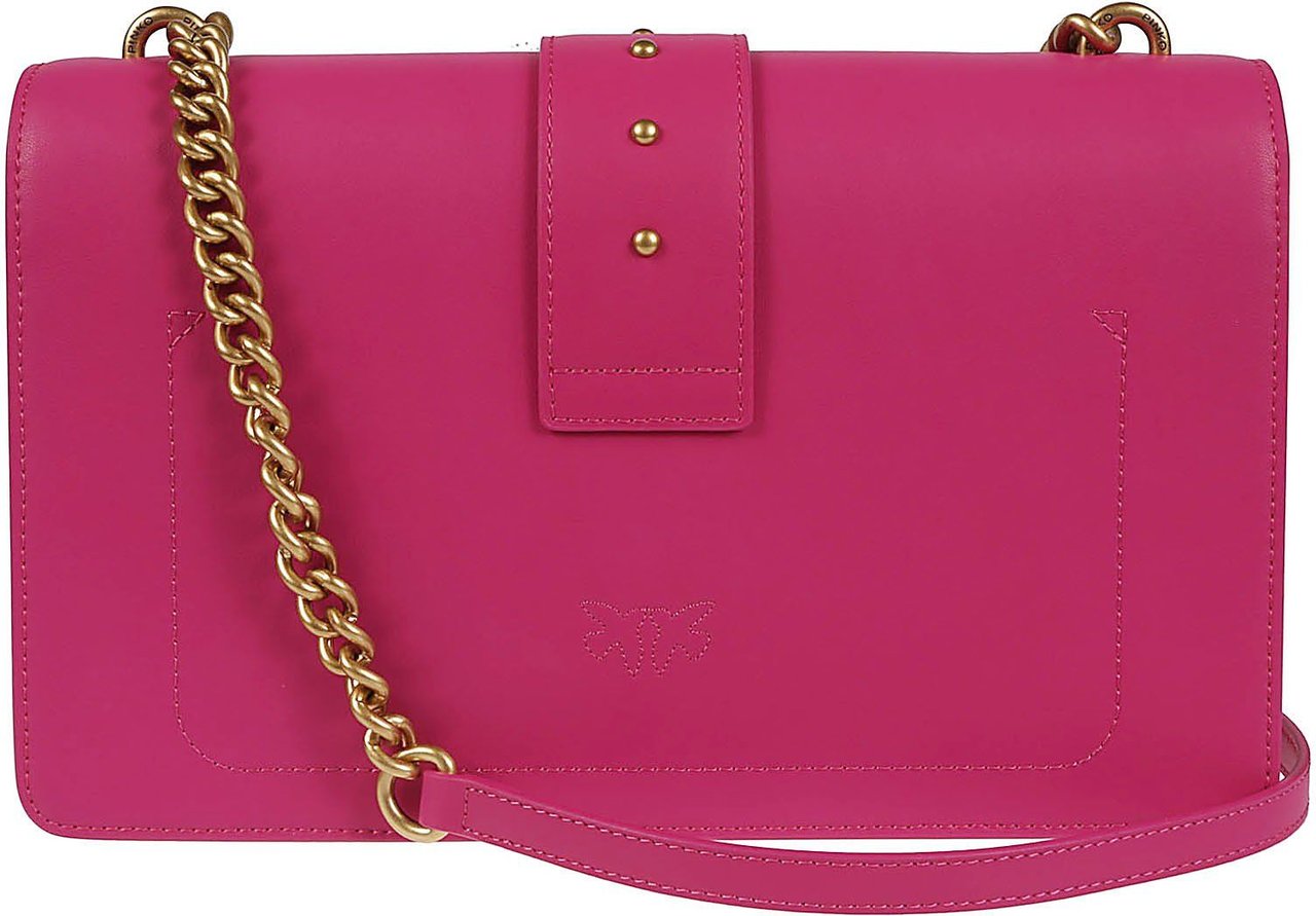 Pinko Love One Classic Simply Bag Pink & Purple Roze