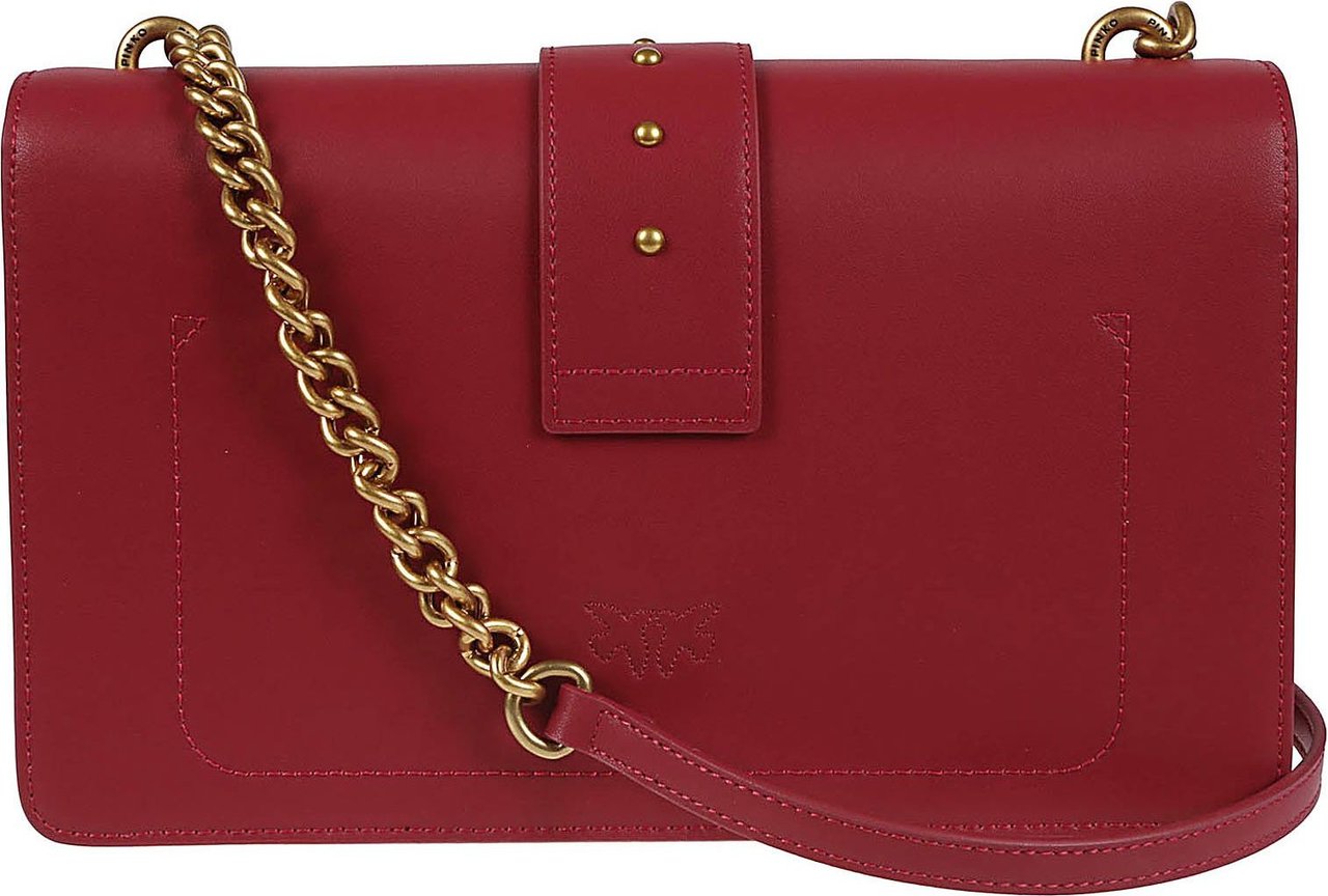 Pinko Love One Classic Simply Bag Red Rood
