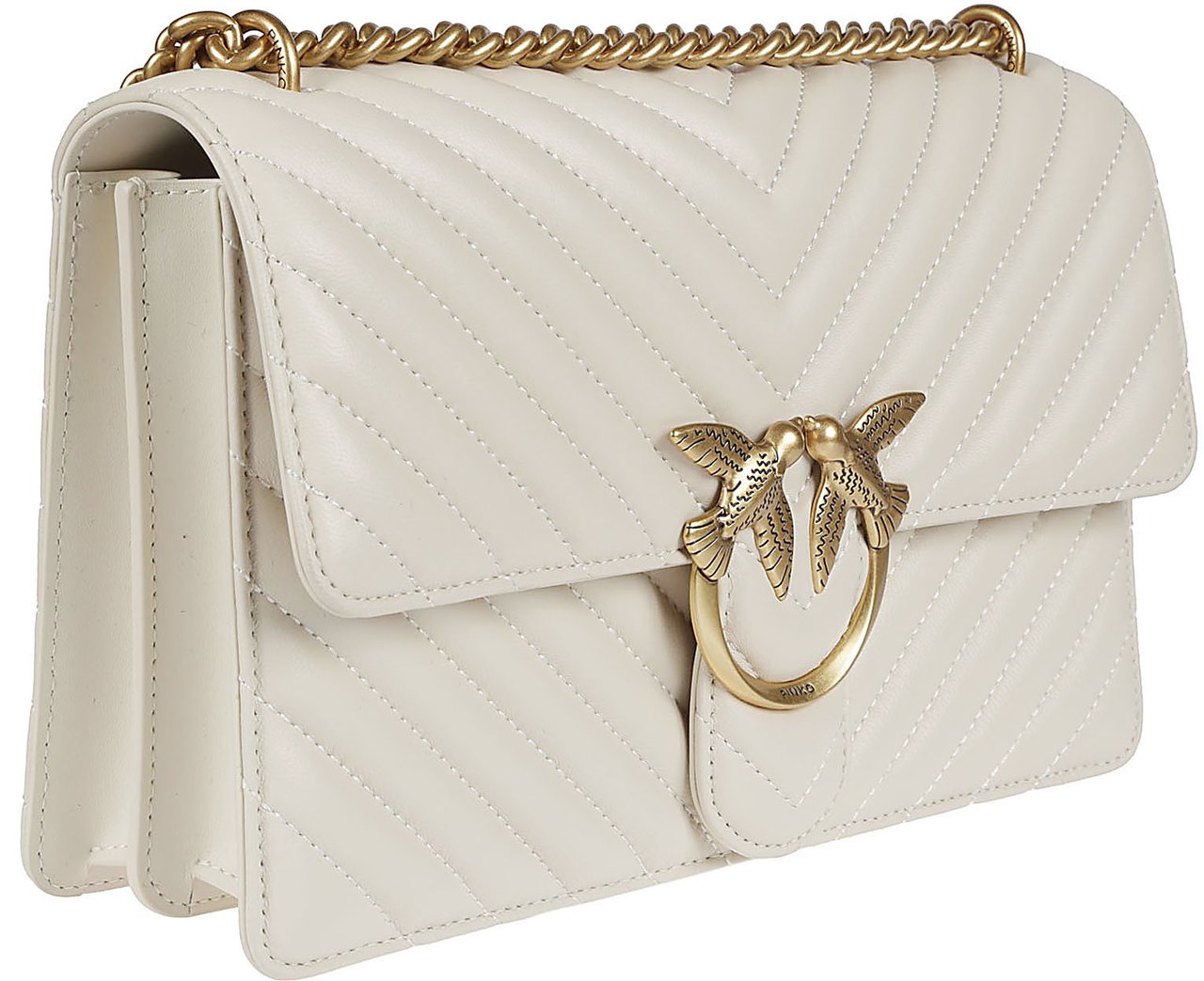 Pinko Love One Classic Dc Bag White Wit