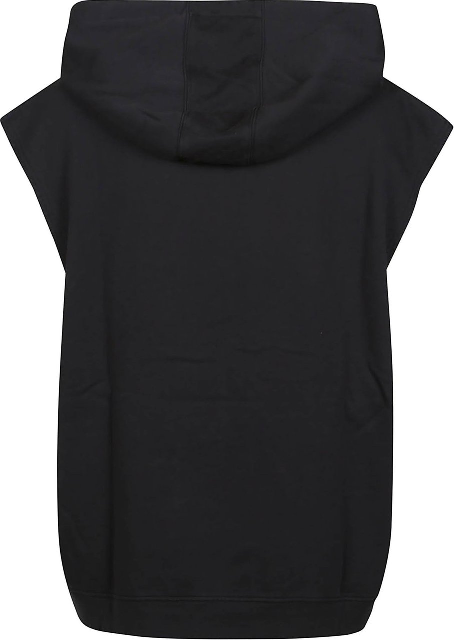 Pinko Minerva Sleeveless Sweatshirt Black Zwart