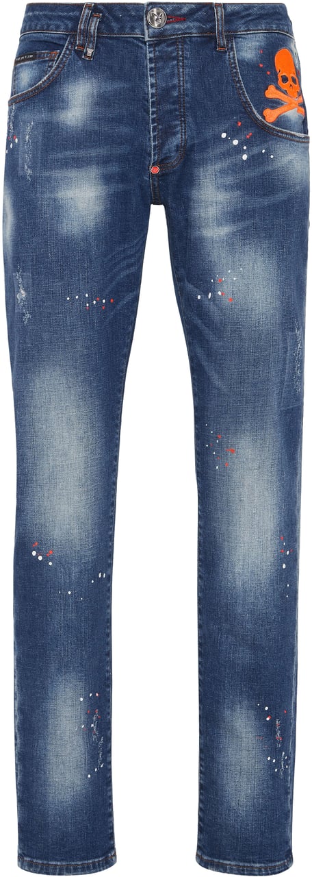 Philipp Plein Jeans Clockwork Orange Oranje