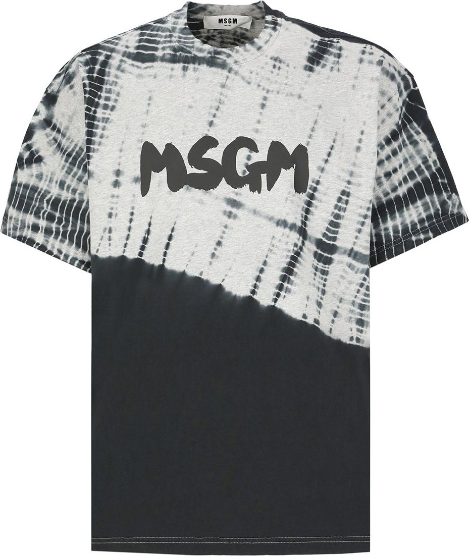 MSGM T-shirts And Polos Grey Grey Zwart